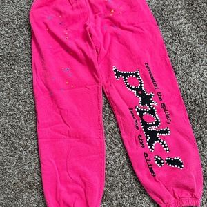 Sp5der Sweatpants (Pink)